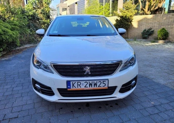 Peugeot 308 cena 36000 przebieg: 162000, rok produkcji 2017 z Kraków małe 232